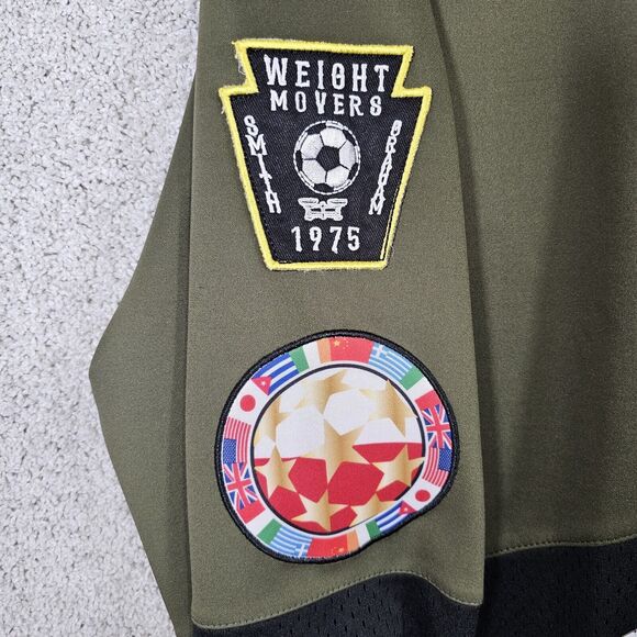 Smith & Graham OD Soccer Zip Up Jacket Men 2XL Green Black - Picture 10 of 12